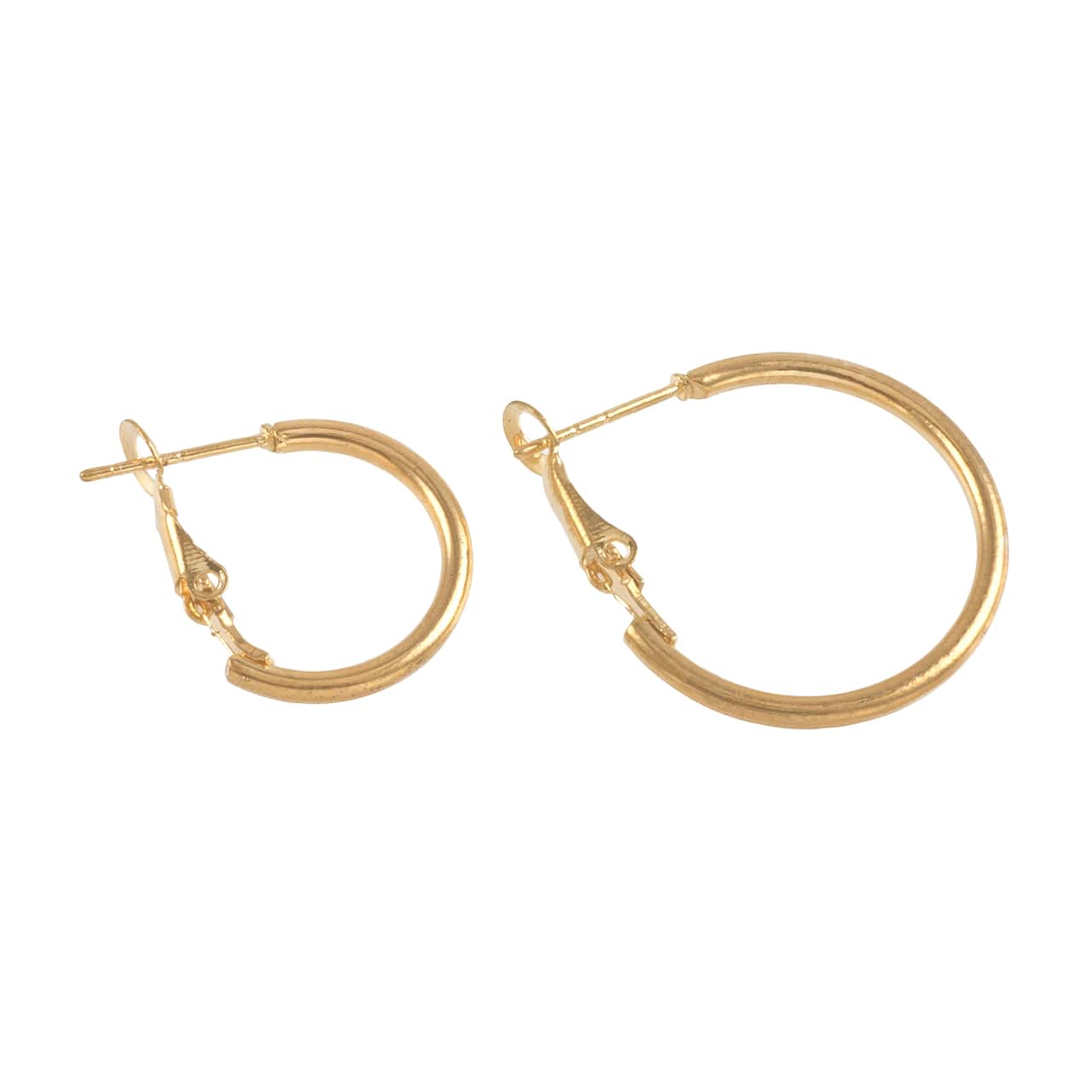 12 Packs: 4 ct. (48 total) Premium Metals Gold Hoop Earrings by Bead Landing™